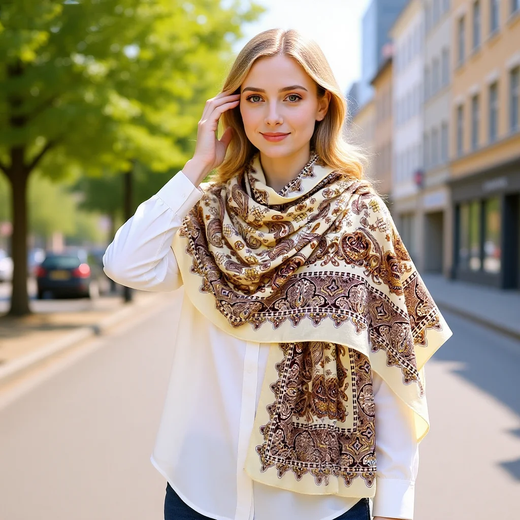 

Новый зимний женский шарф, шаль в стиле ретро с принтом пейсли, женские банданы, хиджаб, шарф в стиле бохо, парео, повседневные модные повязки на голову 180*80 см