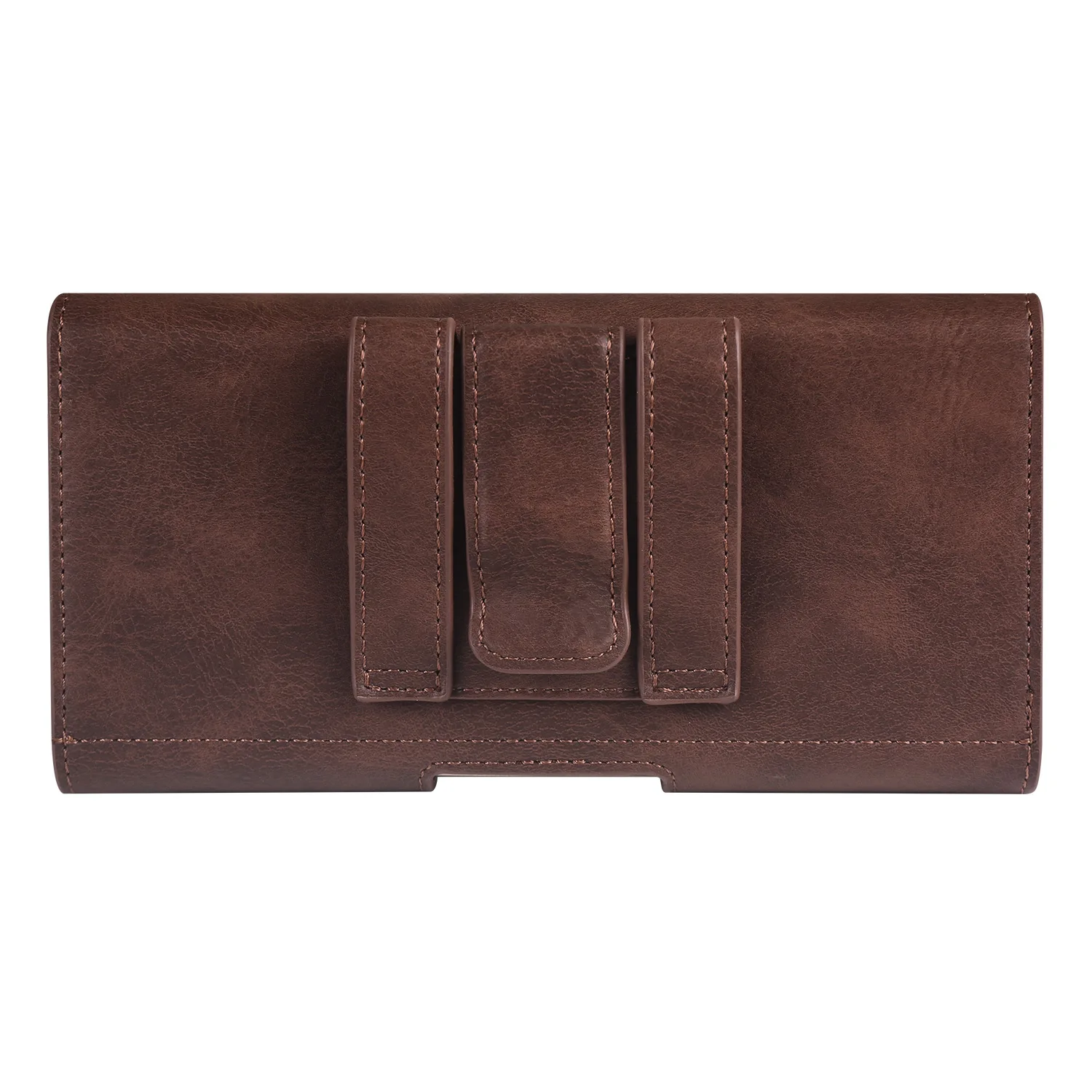 Fotografia 4: Bolsa para celular de couro pu, à prova d'água, carteira de negócios masculina, capa de telefone com clipe para iphone, xiaomi, huawei