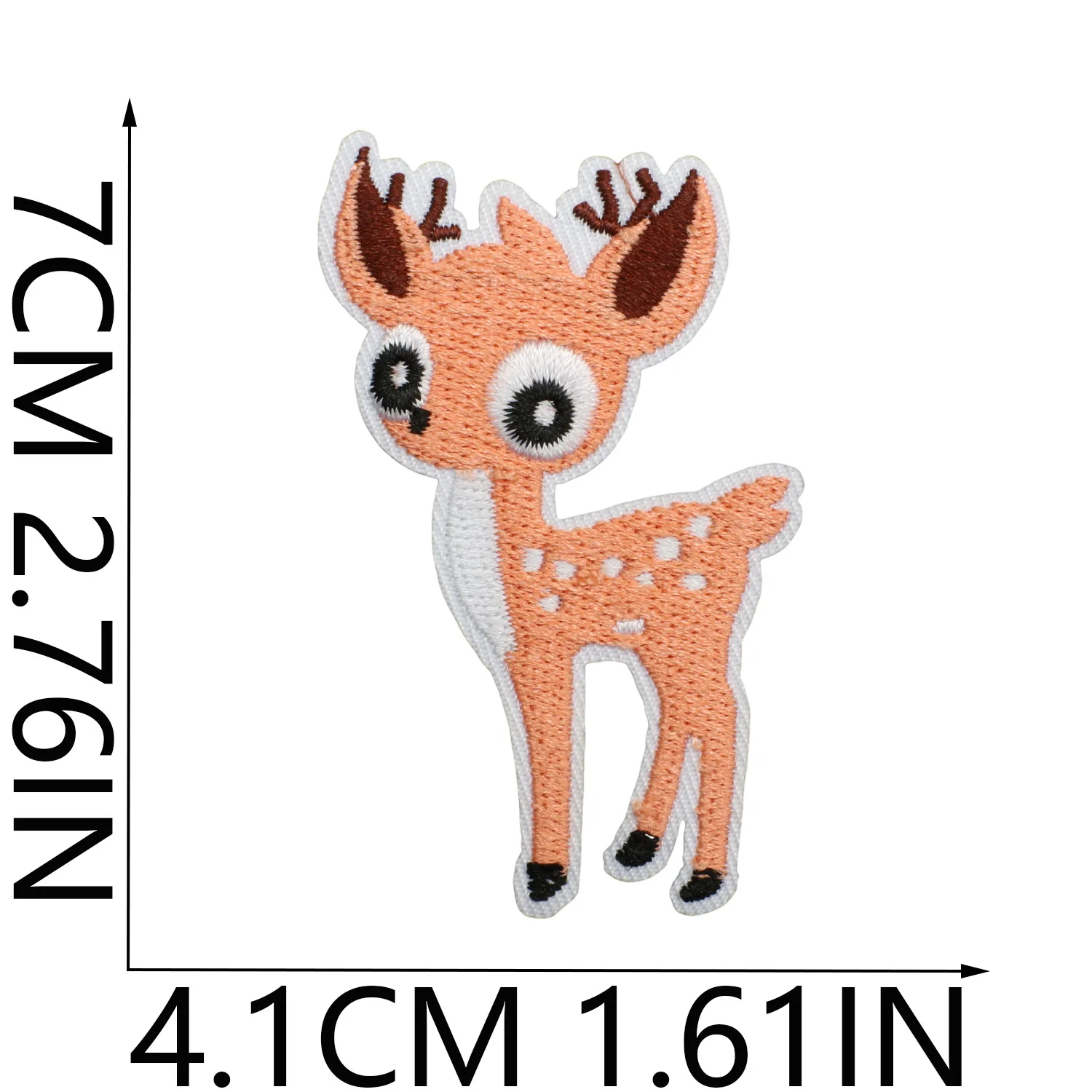 2025 Popular New Cartoon Tiger and Lion Patch Stickers Sika Deer and Hedgehog Embroidery Labels Fox Embroidery Pieces