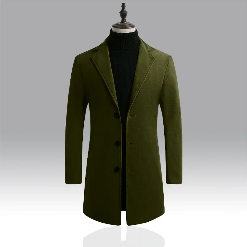 Colors Autumn New Long Cotton Coat