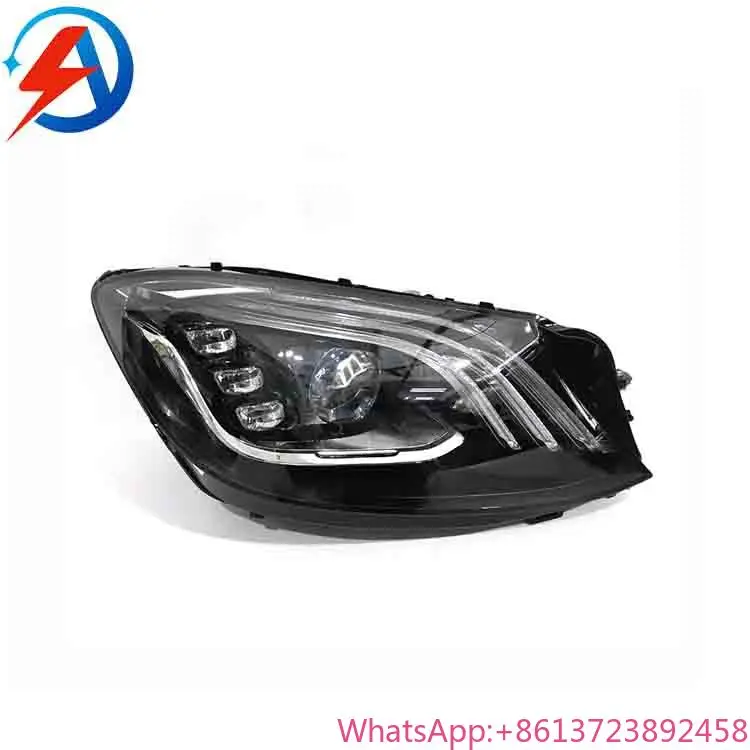 For Car LED Headlight 2014-2017 Old Upgrade 2018-2020 New for Mercedes W222 Headlights Benz S-Class