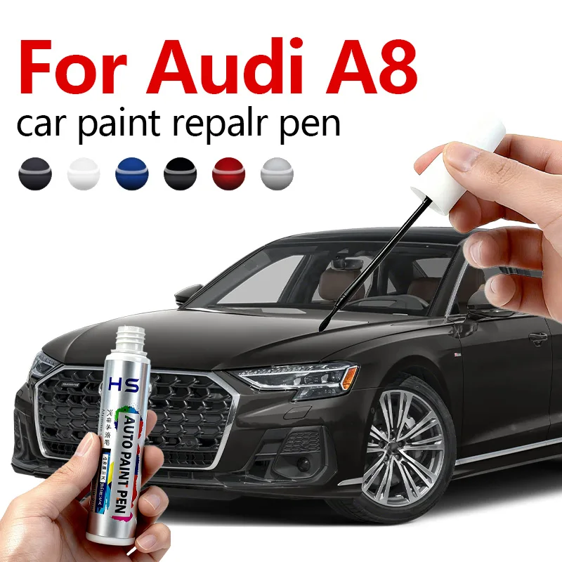 

Для 1944-2023 AUDI A8 Ручка для ремонта автомобильной краски Аксессуары Серый LZ7S Синий LX5B LG5C Белый LS9R Черный LY9U Коричневый LZ8S Серебристый LZ7G