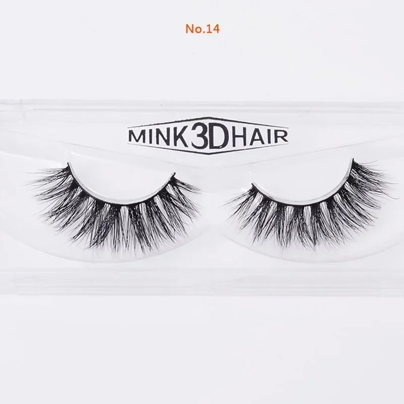 1 Pair 3D Mink Eyelashes Handmade False Eye Lashes Thick Natural Fashion Beauty Makeup Tools Cosmetics Products