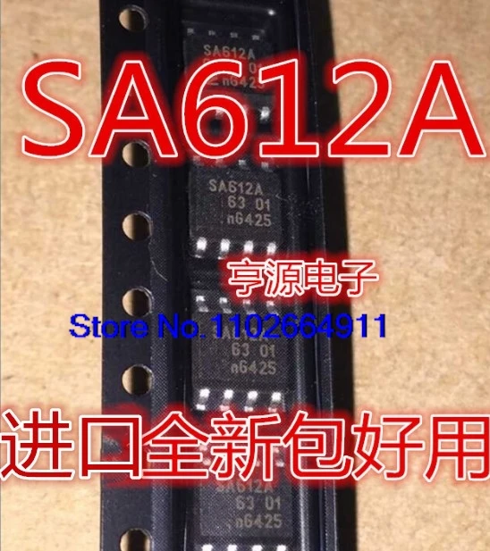 (10PCS/LOT)  SA612 SA612A  SA612ADR SOP8 SA614AD SOP16