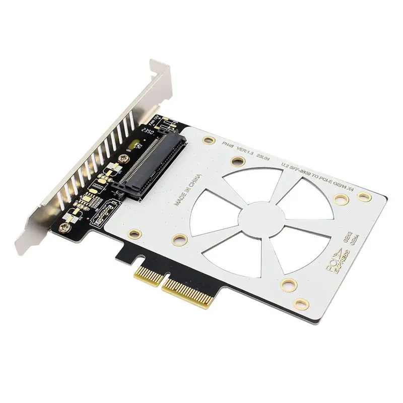 【Price Drop !!】U.2 To PCIE Adapter PCI Express 3.0 X4/X8/X16 To SFF-8639 U.2 Adapter For 750 2.5 Inch Nvme PCIE U2 SSD SATA SSD