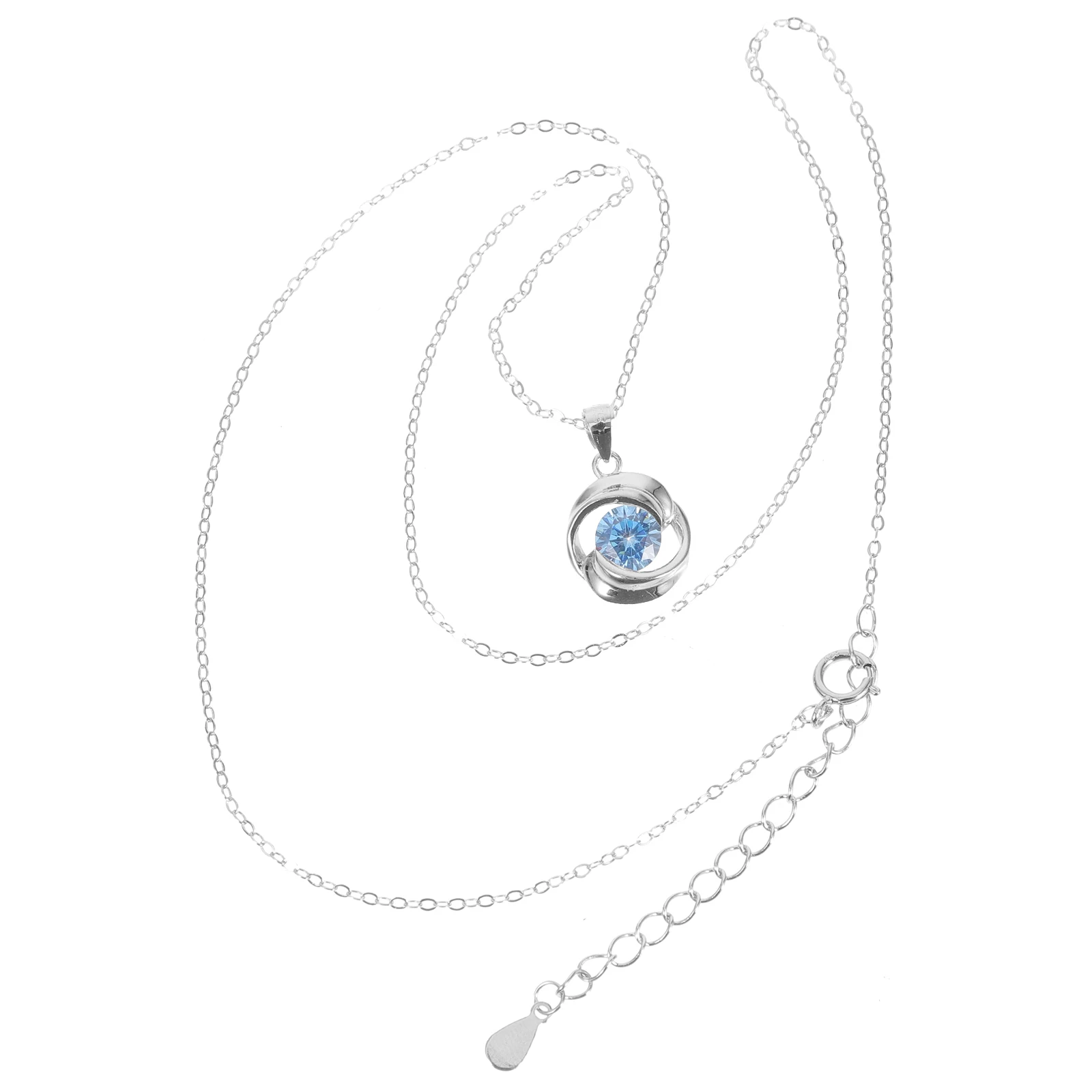 

Rose Necklace Women Girls Charm Pendant Choker Jewelry Zircon Everyday Gifts Minimalist Classic Style Necklace