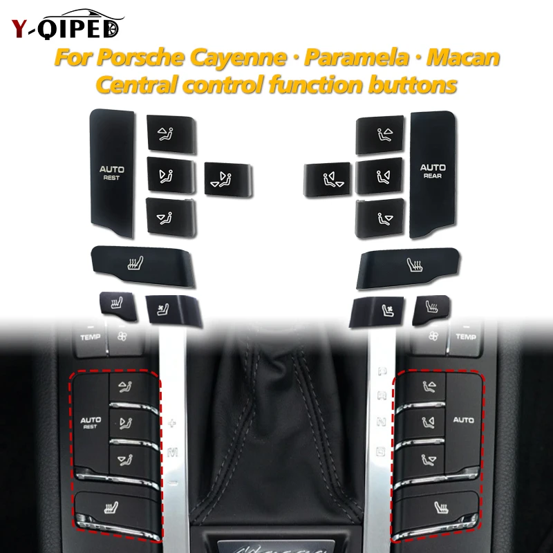 

For Cayenne 2011-2017 Panel Central Control Switch Button Seat Button For Paramele 2010-2016 For Mancan 2014-2021 For Porsche