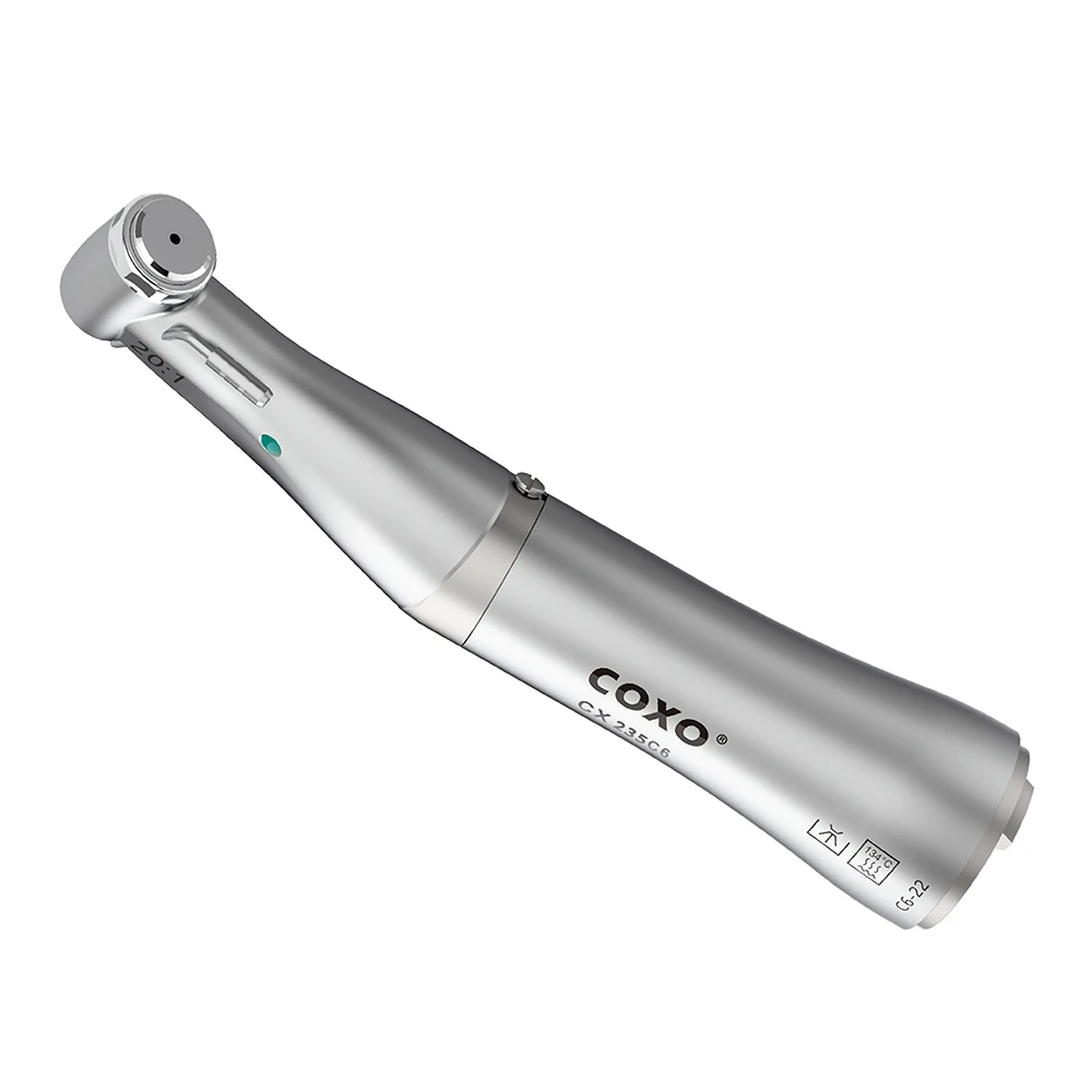 COXO Dental Implant Contra Angle Low Speed Handpiece Odontologia Implant Surgery with LED Light Dentistry COXO CX235C6