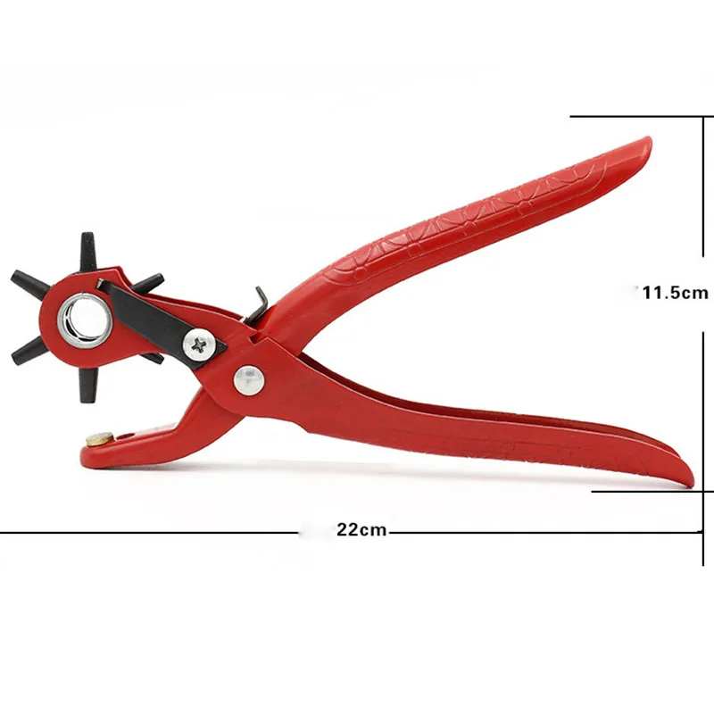 9 ''nähen Leder Gürtel Loch Puncher Zange Haken Clamp 2/2.5/3/3.5/4/4,5 MM Punch Größe Für Stanzen Loch Zange Punch Werkzeug