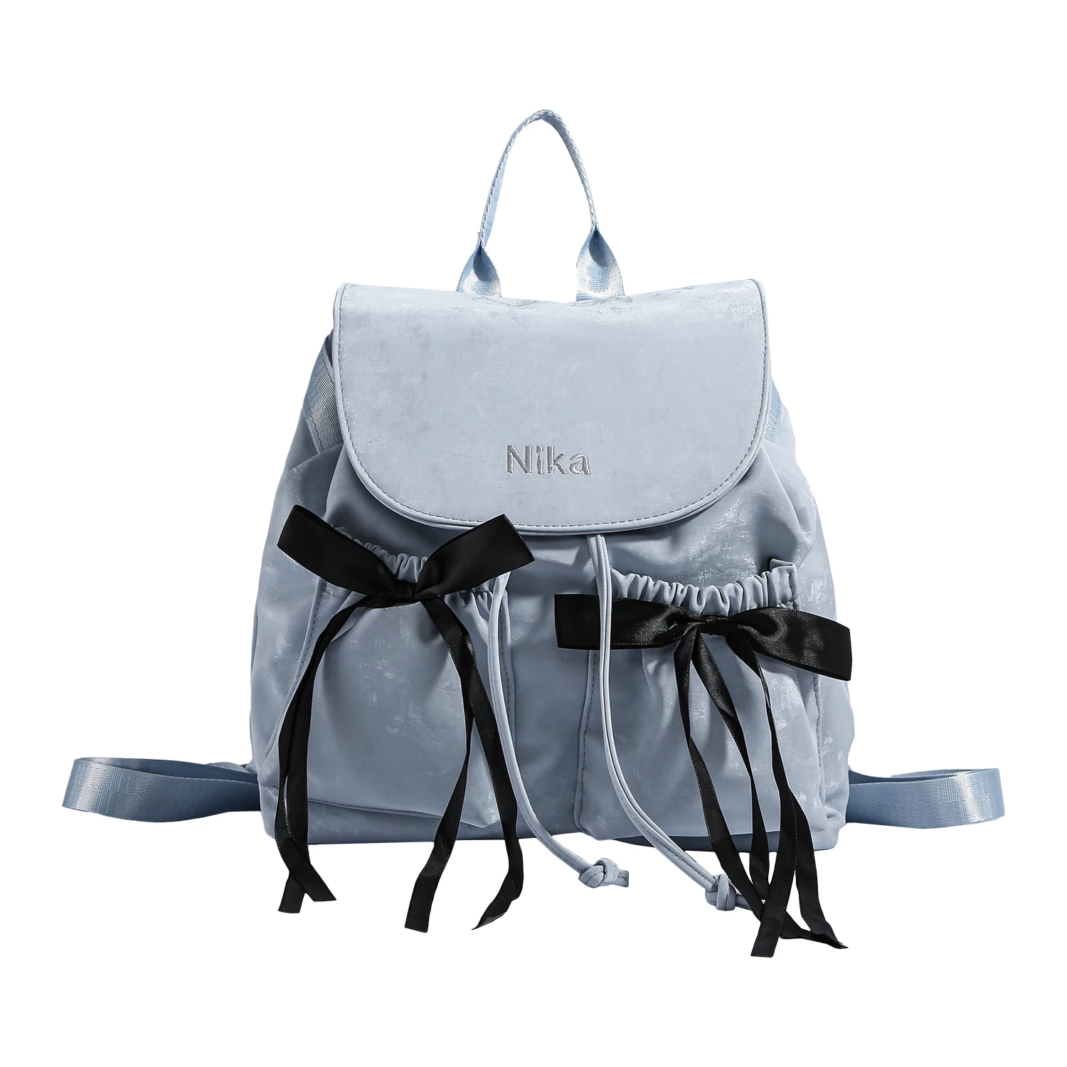 

Модная женская дорожная сумка из нейлонового холста с узлом Большая вместительная дорожная сумка Sweet College Sle с мягкой ручкой