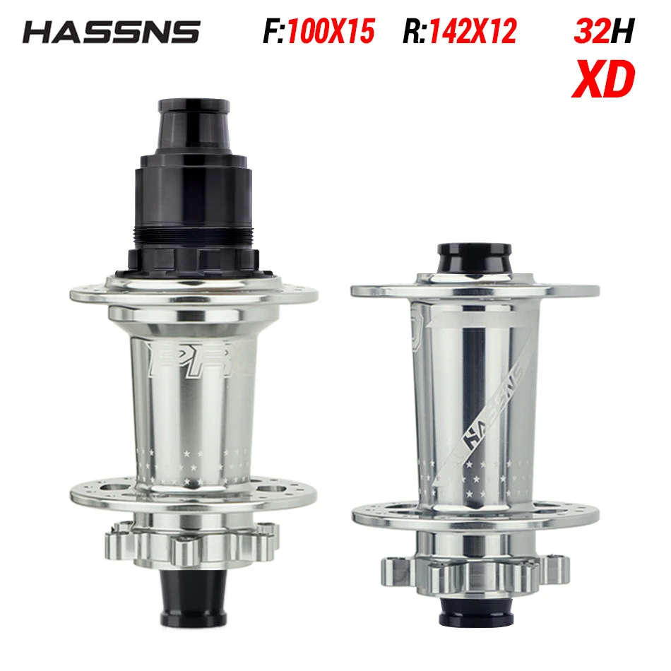 HASSNS PRO7 Fahrrad nabe 24/32 Löcher J-Bend Speichen durch Achse 12x142 hg/xd/ms 4-teiliges abgedichtetes Lager für Shimano Mountainbike Free hub