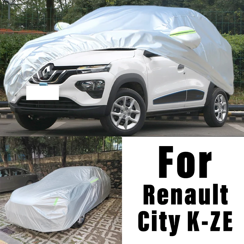 

For Renault City K-ZE Outdoor Protection Full Car Covers Snow Cover Sunshade Waterproof Dustproof Exterior Car Accessories