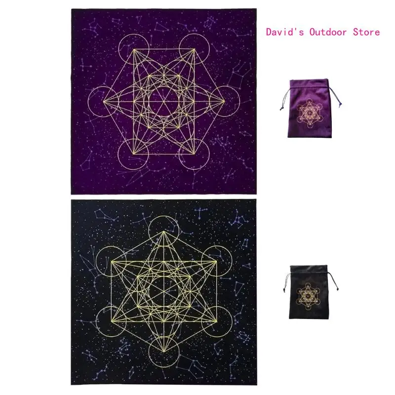 

Divination Tablecloth Board Game Card Bag Thick Board Card Pad Game Cloth Board Game Accessory with Storage X3UA