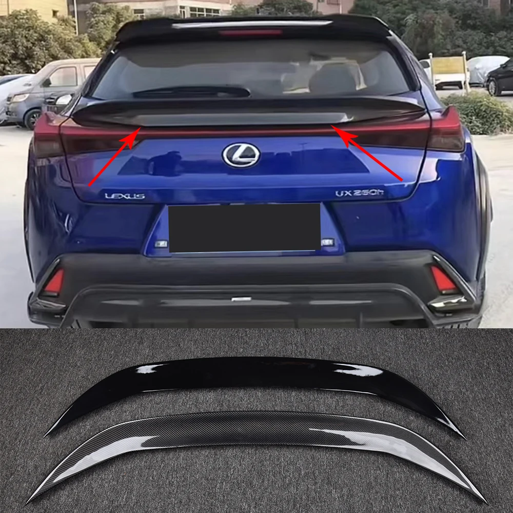 

Спойлер заднего багажника автомобиля, диффузор заднего крыла из углеродного волокна, подходит для Lexus UX UX200/UX250h/UX260h 2019-2024