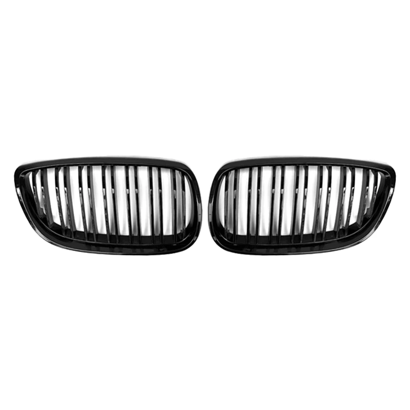 

Glossy Black Abs Double Slat Car Front Bumper Kidney Grille For Bmw 3 Series E92 E93 M3 335i M3 2006-2009 E92 grill