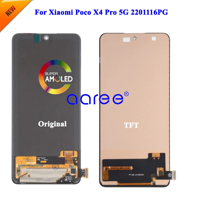 LCD Display Original For Xiaomi POCO X4 Pro 5G  LCD For POCO X4 Pro 5G  LCD Display LCD Screen Touch Digitizer Assembly