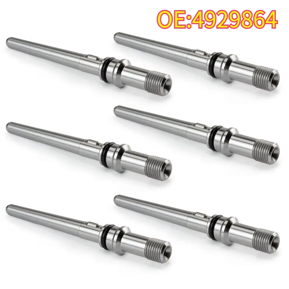 Original High Quality New for 6PCS 4929864 4903290 4088578 Fits For Dodge Cummins Diesel Injector Connector Tubes 5.9L 6.7L