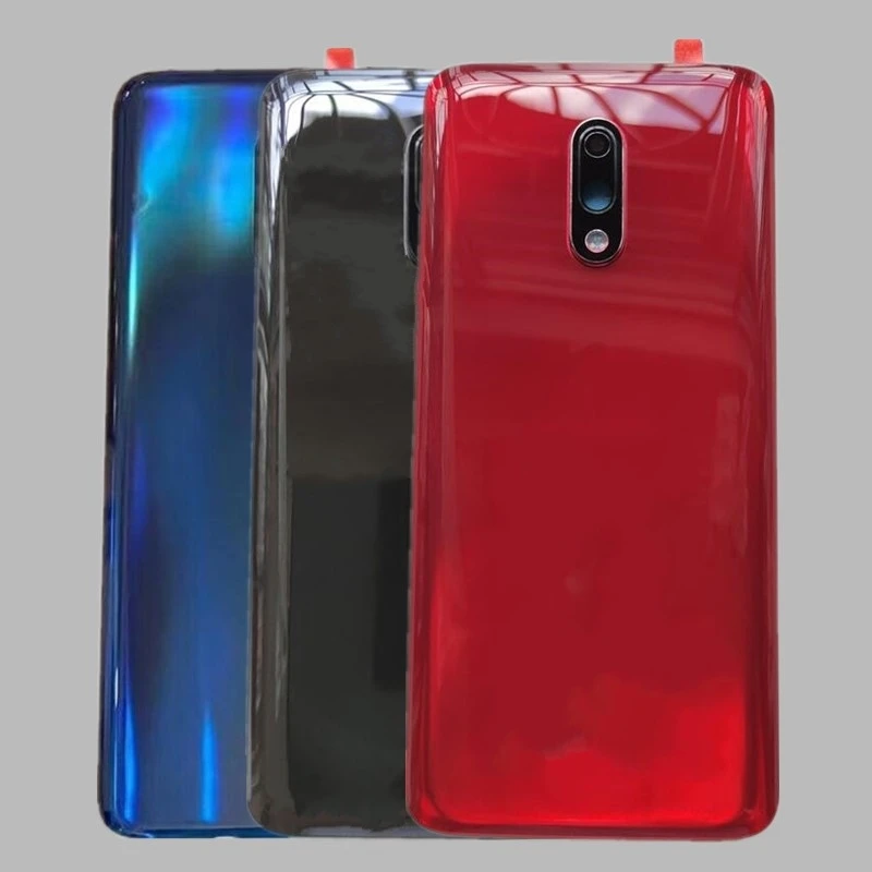 Glass Back Rear Panel Door Housing Cover for Oneplus 7 Replacement Battery Case Repair Parts for One Plus 1+ 7 with Camera Lens