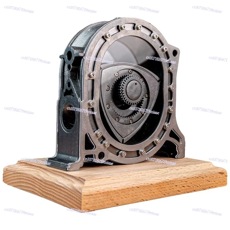 

4-Stroke Internal Combustion Desktop Rotary Engine Model Crafts Ornaments Boy Gift, Science Experiment Toy Kit, Wankel Engine