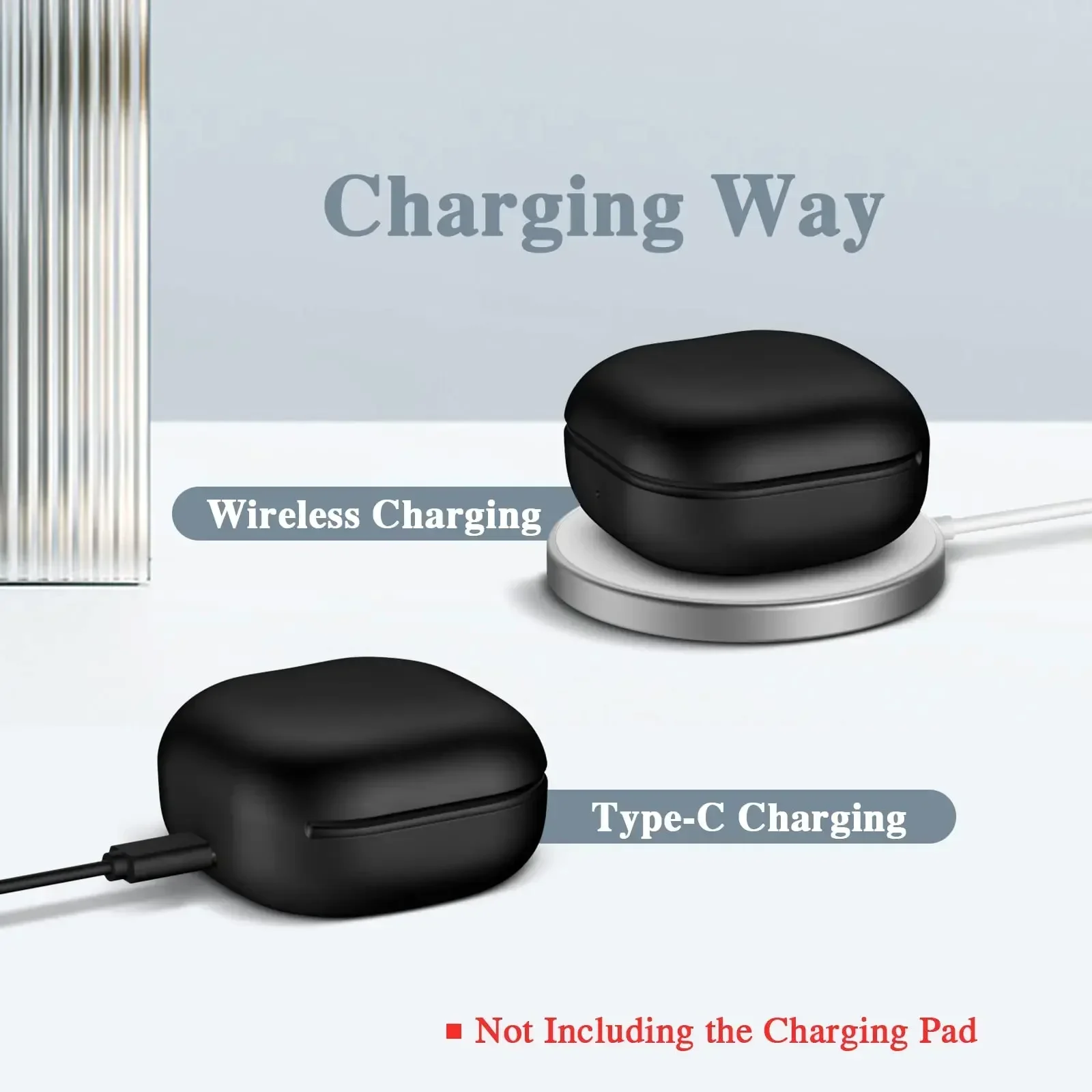 Wireless Charging Case For Samsung Galaxy Buds 2/2 Pro 100% Compatible Bluetooth Headphone Charger Box For Galaxy Buds Pro