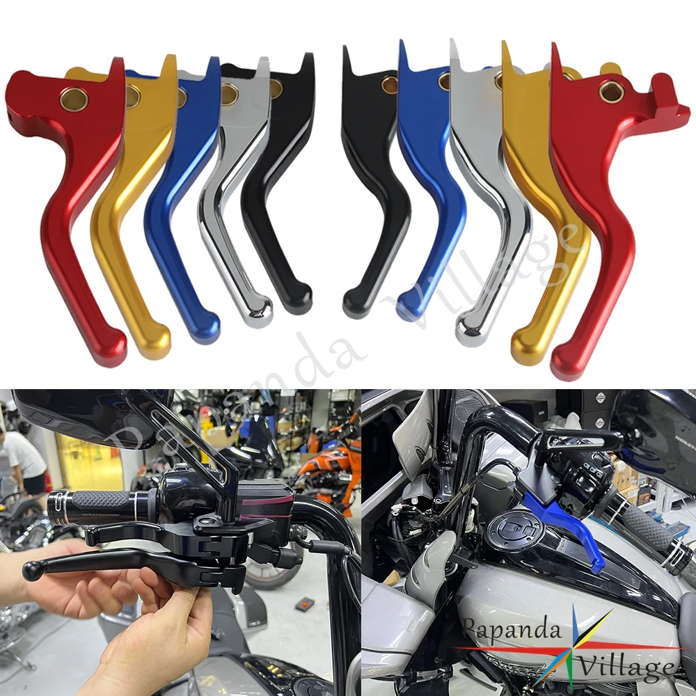 

For Harley Softail Slim S FLSS Fat Boy S FLSTFBS 2016 Motorcycle Brake Clutch Levers Hand Control Levers Moto Front Handle Parts