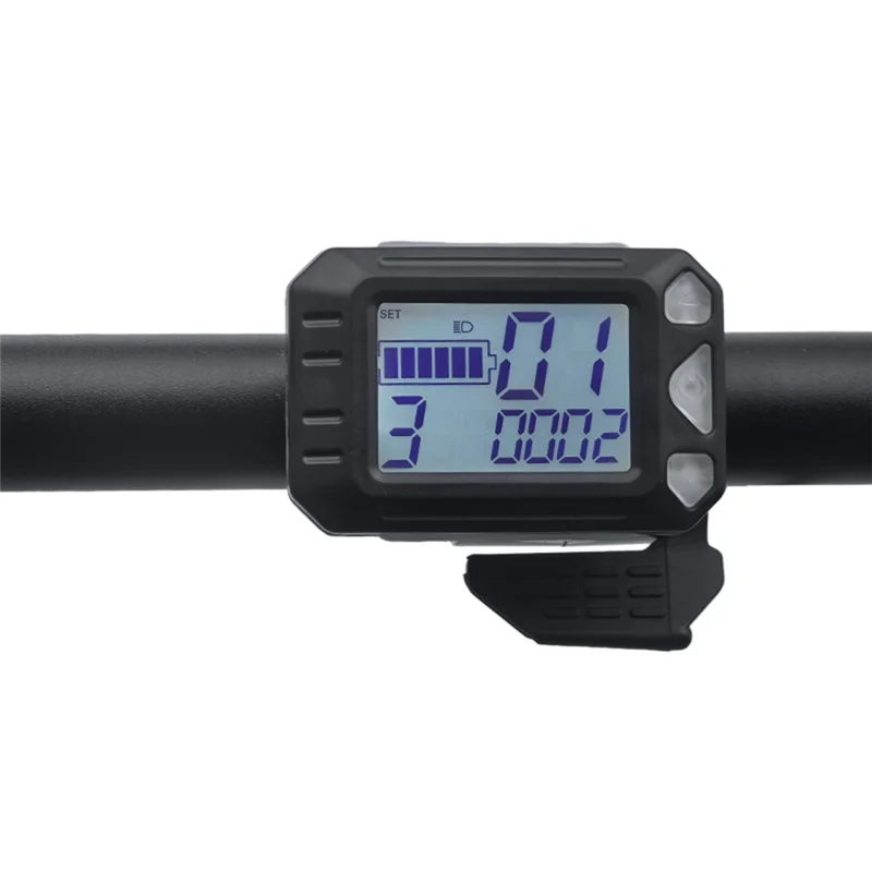ABVE-Electric Scooter Display Controller S5 LCD With Thumb Throttle Electric Bike Ebike Accessories SM Connector