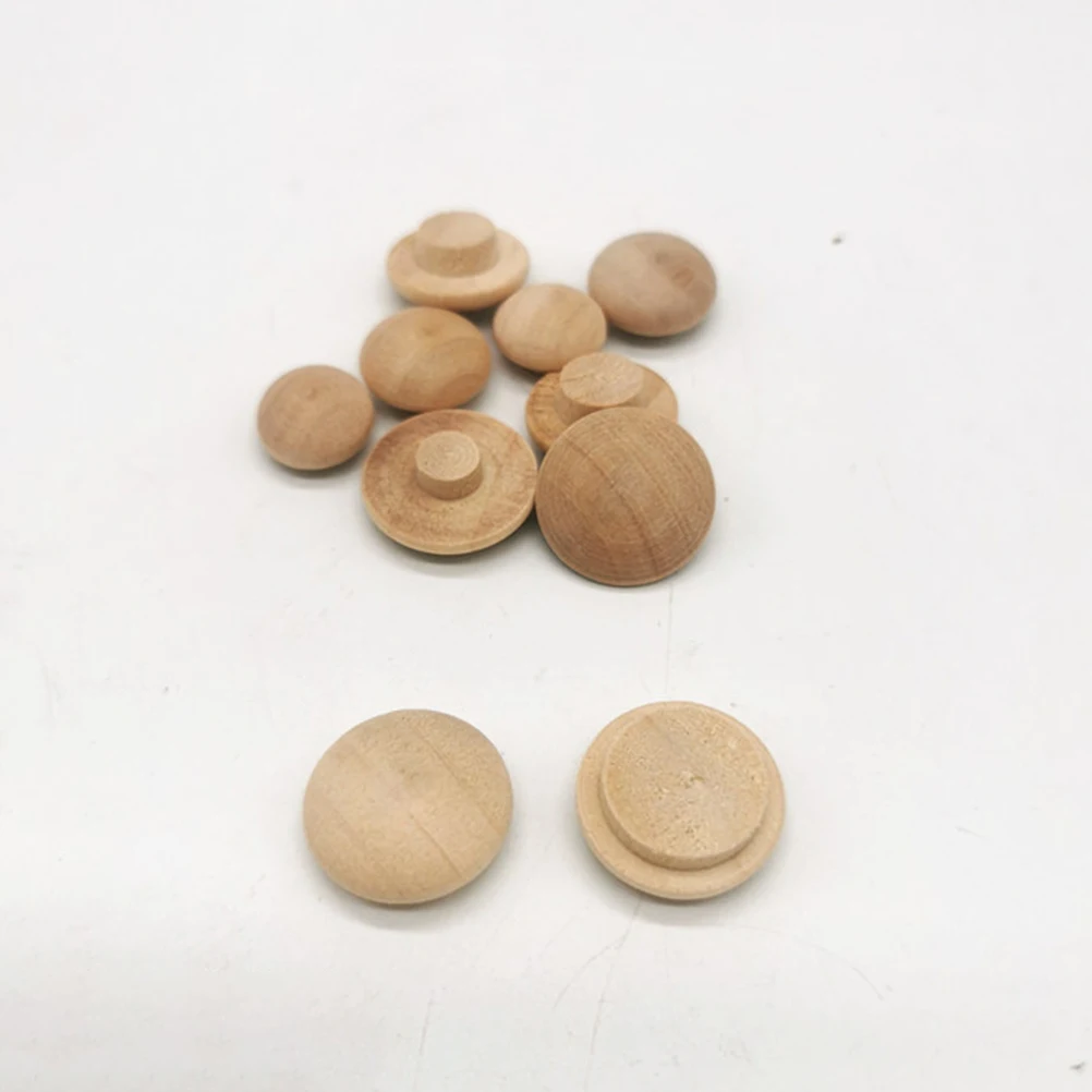 

100 Pcs Stair Hole Cap Cabinet niture Cabinets Modern Wood Plug Shelf Plugs for Round Holes
