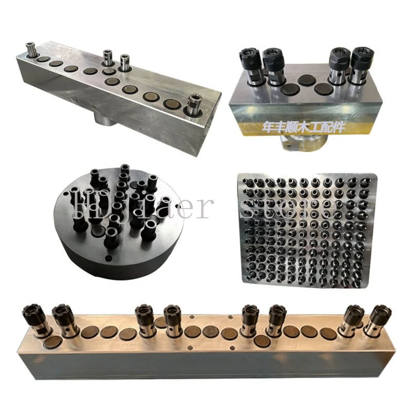 

Woodworking drilling machinery accessories, drill bags, drill heads, and connectors can be customized with 21 holes