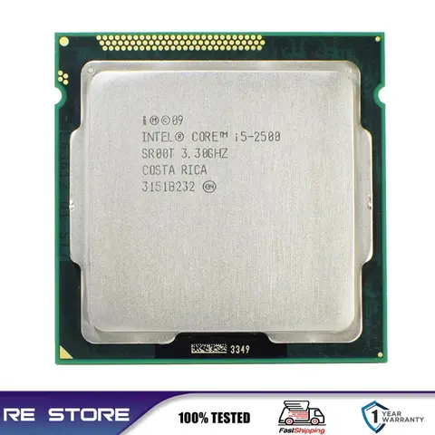 Intel Core i5 2500 3.3GHz 쿼드 코어 LGA 1155 CPU 프로세서