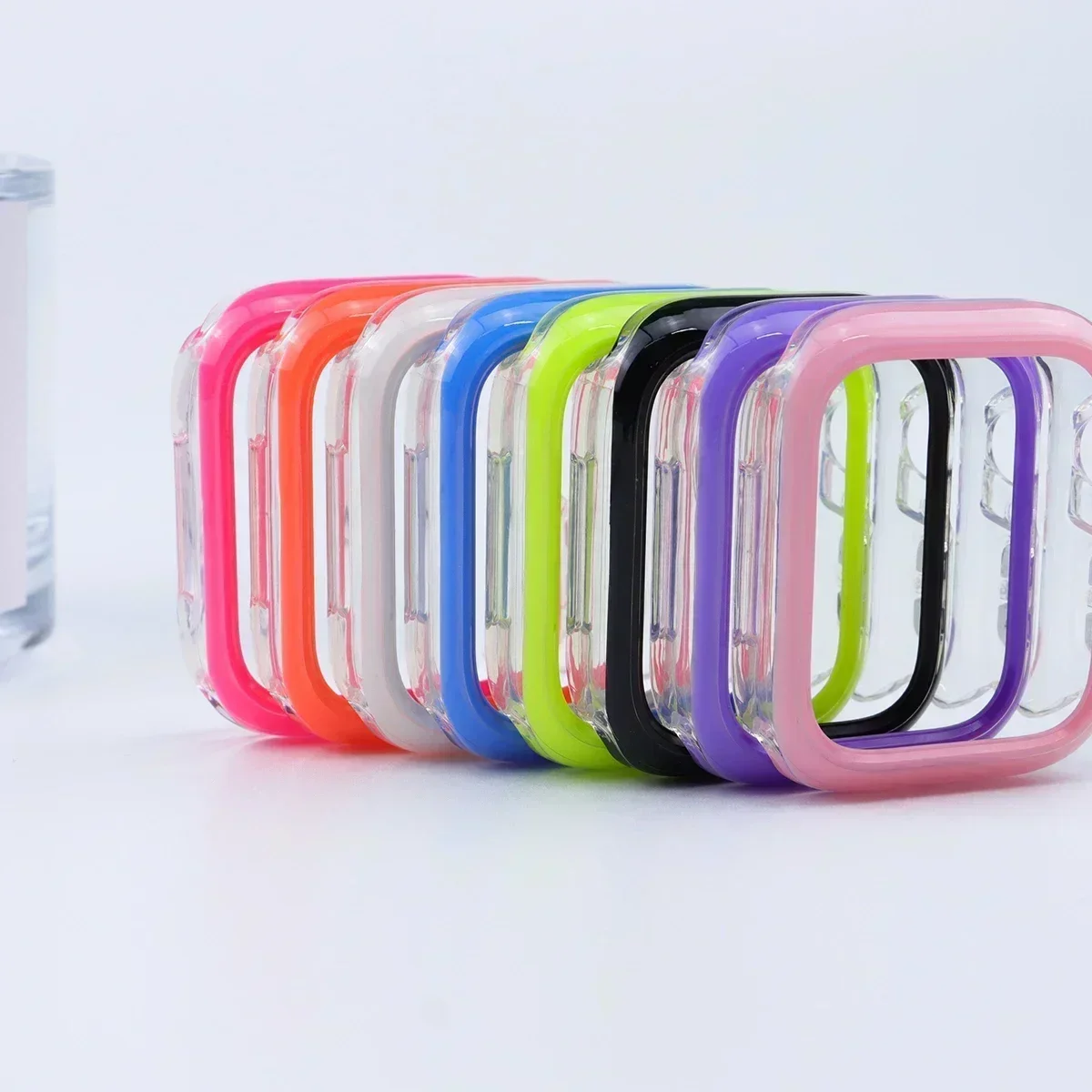 PC+TPU Cover for Apple Watch Ultra Case 49mm 45mm 41mm Smartwatch Screen Protector iWatch series 8 7 6 5 4 SE watch cases 44mm