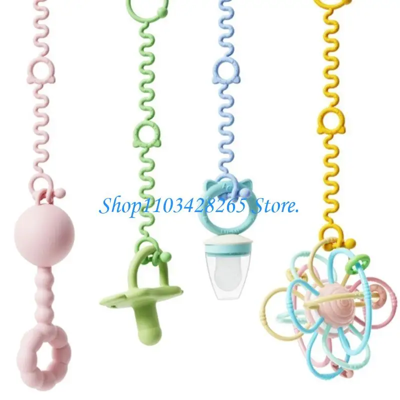 الطفل هوة حامل سيليكون اللهايات سلسلة الرضع التسنين لعبة حزام قابل للتعديل الصغار زجاجة كوب الحبل حزام G2TE