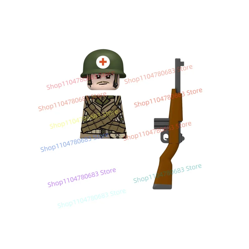 MOC Building Block Figures Military Mini Figures Ranger Troops Assembled Toys Ornaments Collectibles Holiday Gifts