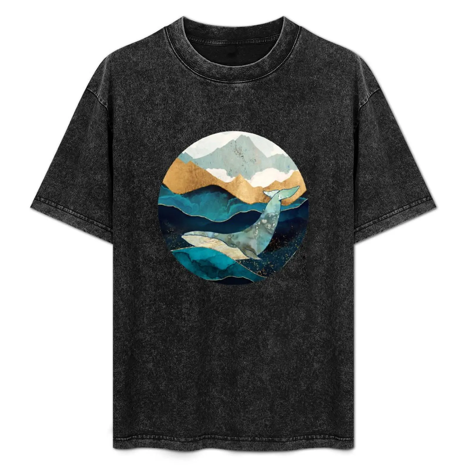 

Blue Whale T-Shirt Summer Holiday Casual Tee
