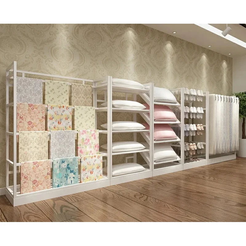 custom.Hight Quality Craftsmanship Retail Textile Shop Fit Out Display Racks Display Shelves Textile Shop Fitting