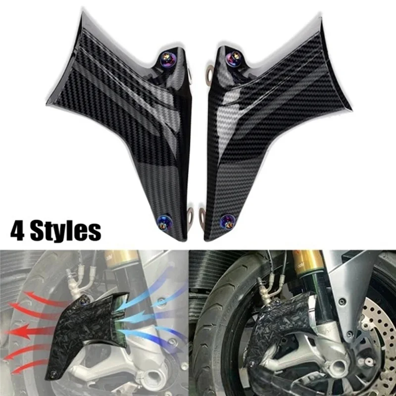 

NEW-Motorcycle Universal Brake Cooling System Air Duct For Honda BMW Kawasaki Ducati Motor Modified Parts