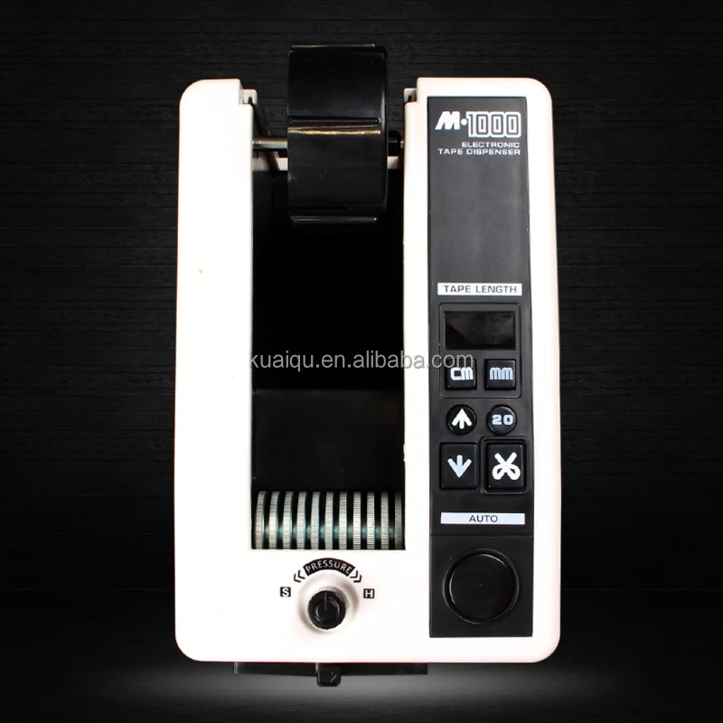 آلة قطع الشريط M-1000 موزع شريط التغليف الأوتوماتيكي موزع الشريط الإلكتروني معدات المكاتب 220 فولت