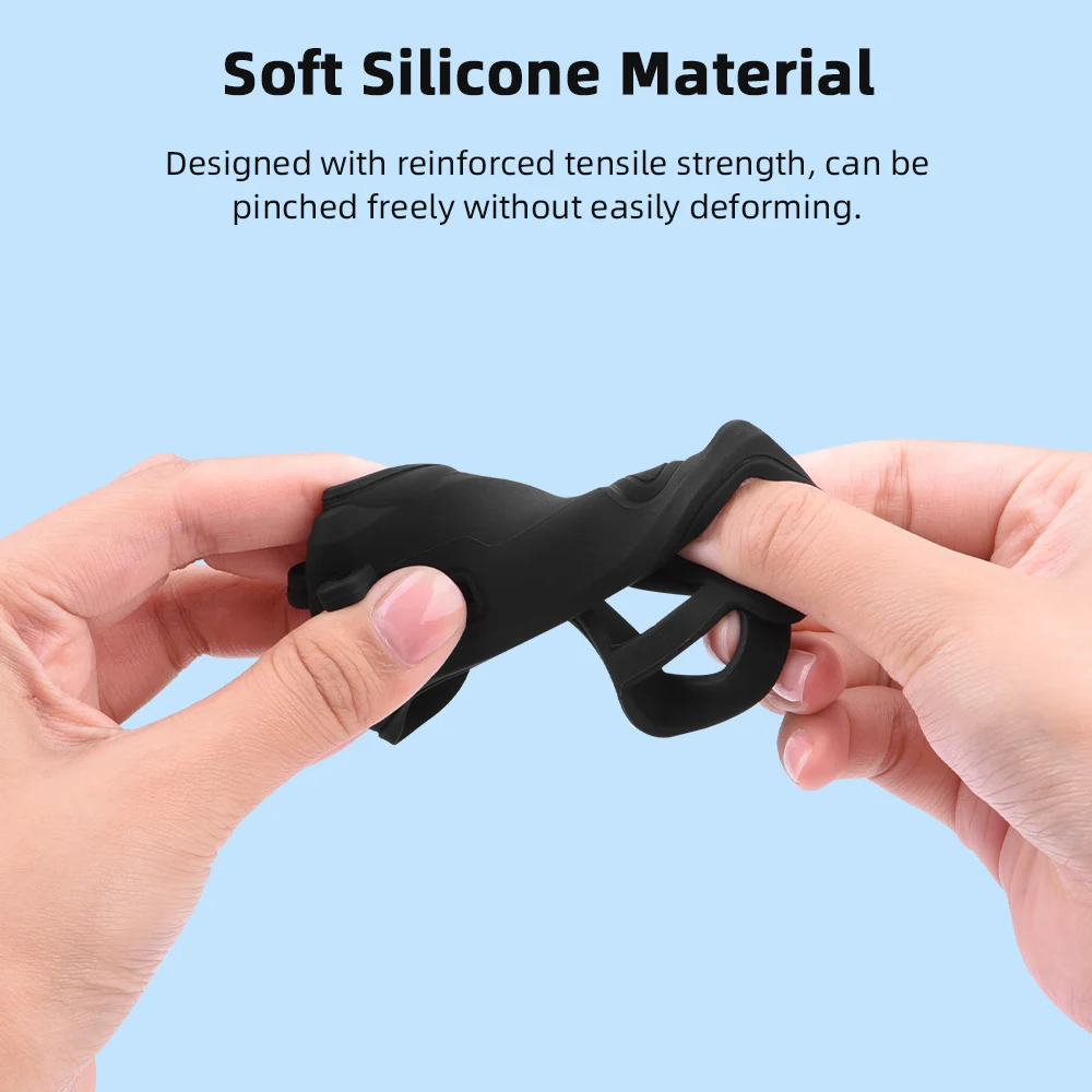 Flymile Silicone Case for DJI Action 5 Pro Sports Camera Body Cover With Lens Cap Silicone Rubber Protector Accssory