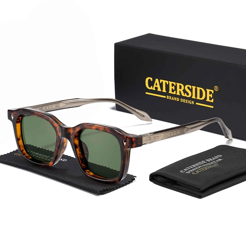 CATERSIDE, gafas de sol simples a la moda para hombre, gafas de sol de diseño de marca de alta calidad para mujer, gafas de sol para fiesta al aire libre, vacaciones, viajes