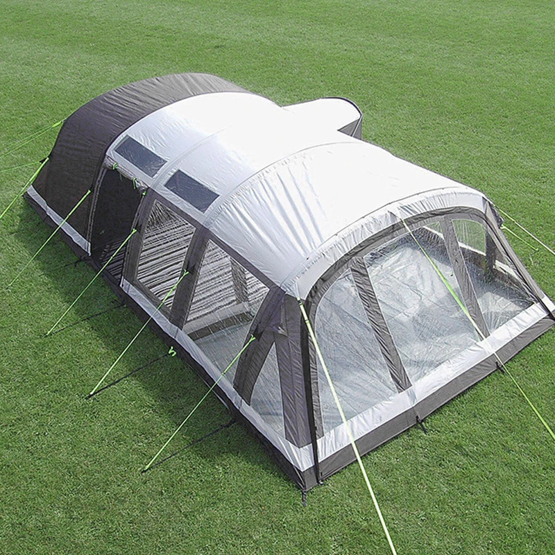 Direct Sales Waterproof 210D Oxford Cloth Material Outdoor Camping Air Tent Four-season Customized Color Diagonal