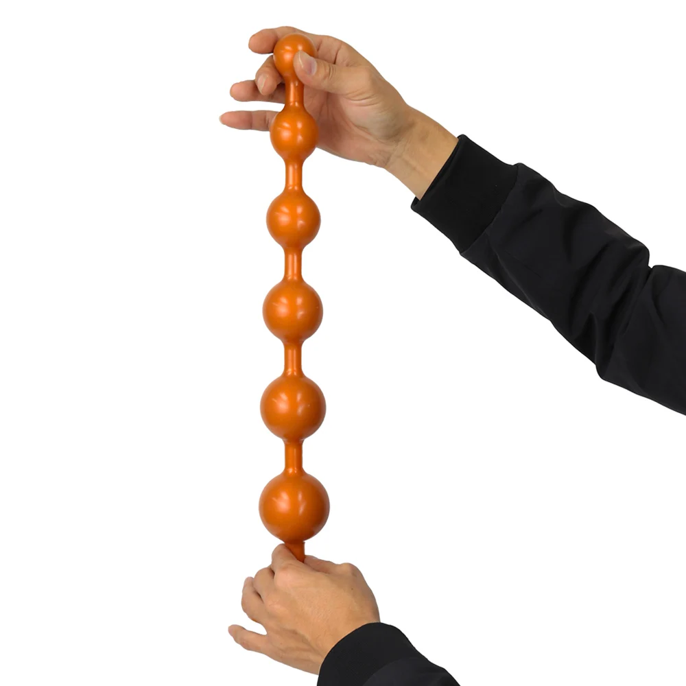 35cm-61cm Long Anal Beads Big Buttplug Vaginal Balls Anal Stimulation Pull Bead Dildo Intimate Goods Sex Toys for Woman Gay Men view 5