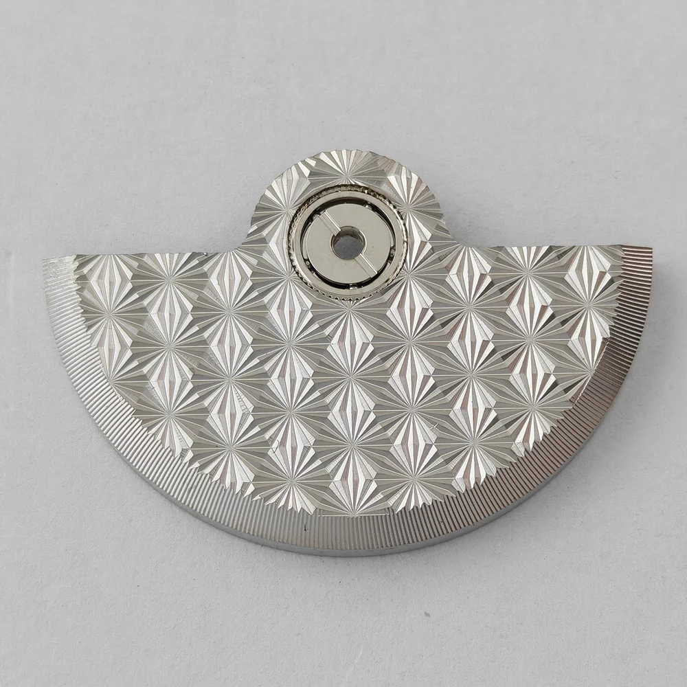 Sunburst Engraved NH35 Rotor Oscillating Weight For NH35 NH36 4R 7S Watch Mod DIY Repair Part Gold Silver Blue Rose Gold Black