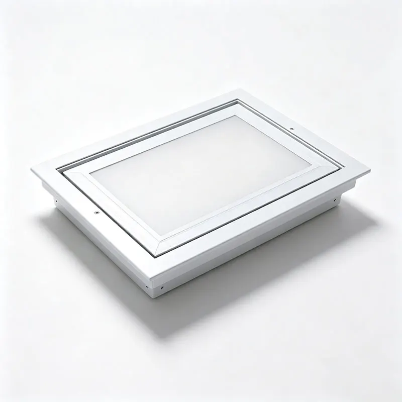 100W Recessed Studio Soft Light 272PCS 0.5W LED 3200K/5600K Bi-Color CRI95 0-70° Tilt DMX512 Stage Conference Panel Lamp