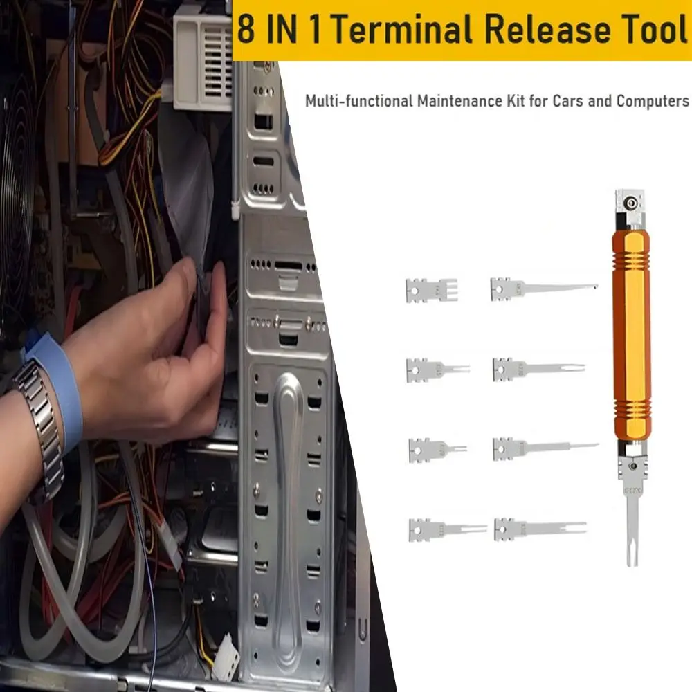 High-quality Electrical Pin Removal Tool Kit Safe Damage-free on Connectors Pin Extractor Detachable Multi-purpose