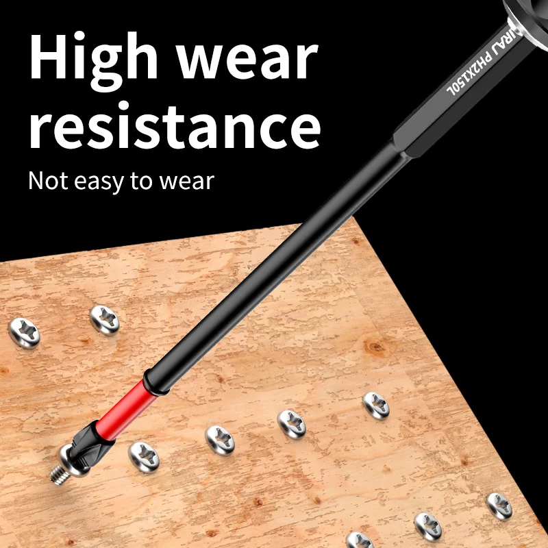 K5 Strong Magnetic Screwdriver Drill Bit Non-slip Shockproof Phillips Cross Head Impact Resistant Bits Electric Screwdriver Tips