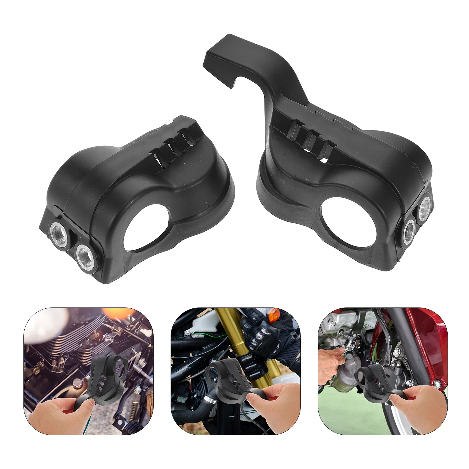 

Motorcycle Shock Absorber Cover Plastic Dust Protection Shell For Tc Fc Lower Leg Guard Easy Installation