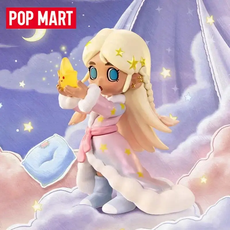 

POP MART Lil Peach Riot SLEEPOVER Series слепая коробка игрушки Kawaii аниме фигурка-сюрприз Mystery Box куклы подарок для девочек