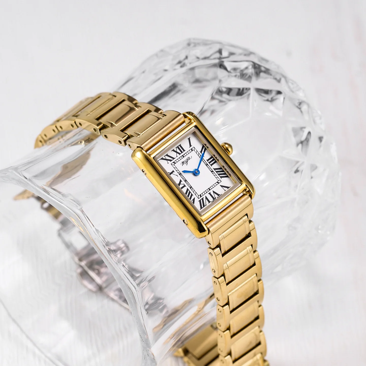 Exquisite Women'S Wristwatch, Square Steel Band Vintage Quartz Women'S Watch, A High-Quality Gift For Women, Unique Timepiece.