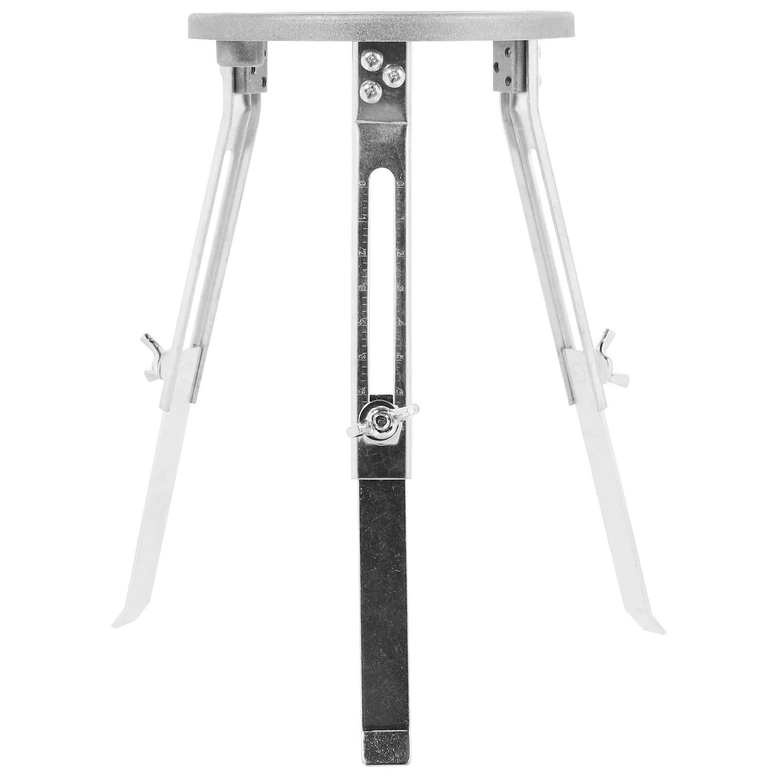 

Burner Laboratory Tripod Light Stand Alcohol Lamp Holder Support Silver Supplies