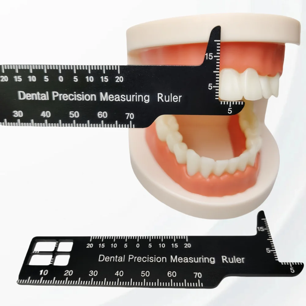 Dental Precision Measuring Ruler Medical Tool Span Measure Scale Endodontic Instruments Dentistry