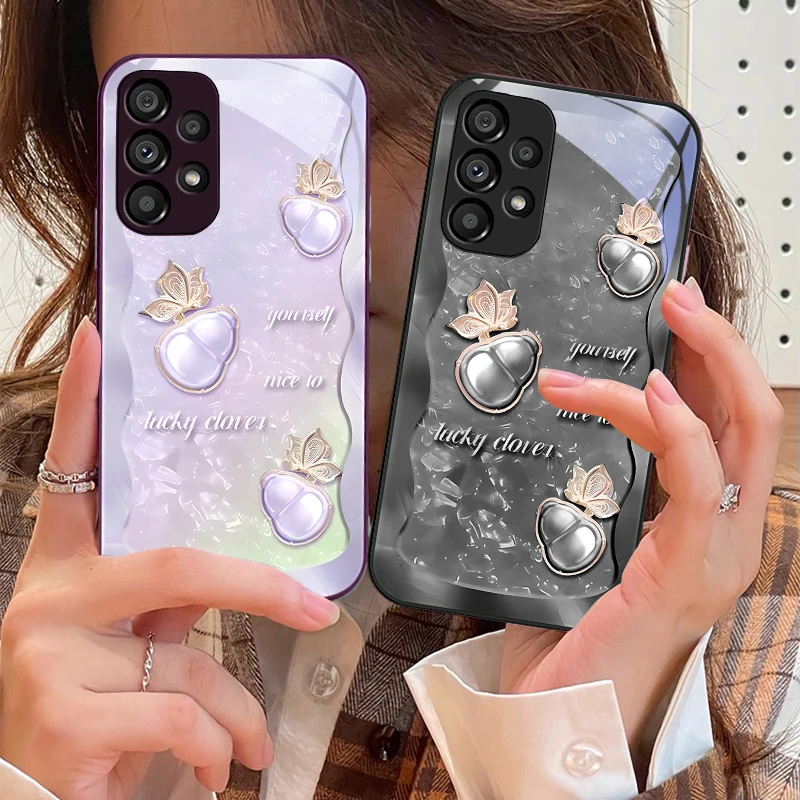 

Good Luck Lucky Bag Red For Samsung Galaxy S10 4G S20 11E 30 S21 21Fe 22 S24 Pro S23 Ultra 5G S8 S9 Tempered Glass Phone Case